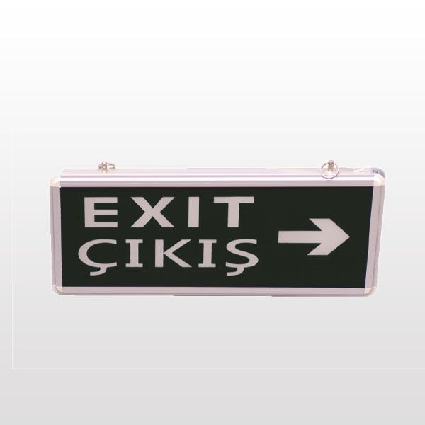 3W Ledli Exit Acil Çıkış Armatürü