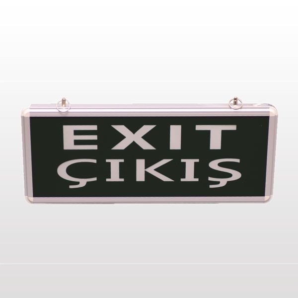 3W Ledli Exit Acil Çıkış Armatürü