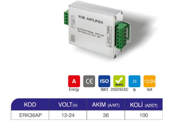 led yükseltici 36a